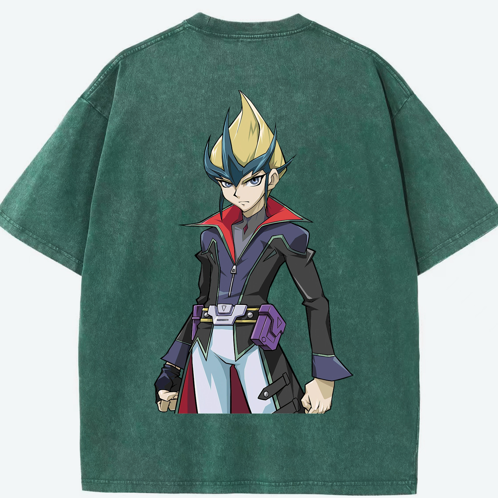 （画像用） 遊☆戯☆王 Yu-Gi-Oh! 綿100% ヴィンテージ風 半袖Tシャツ（背面プリント）